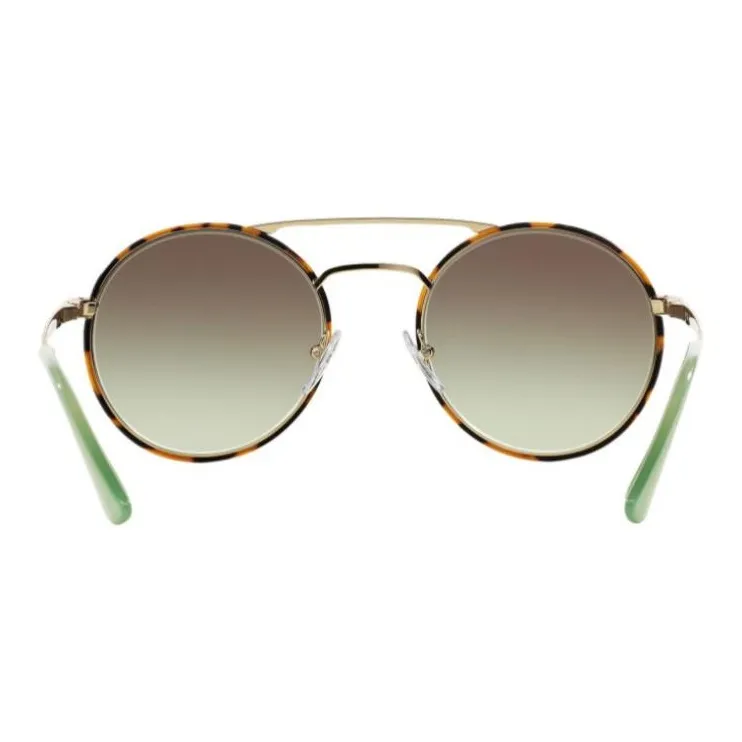 PRADA Round Sunglasses Women's Brown-3