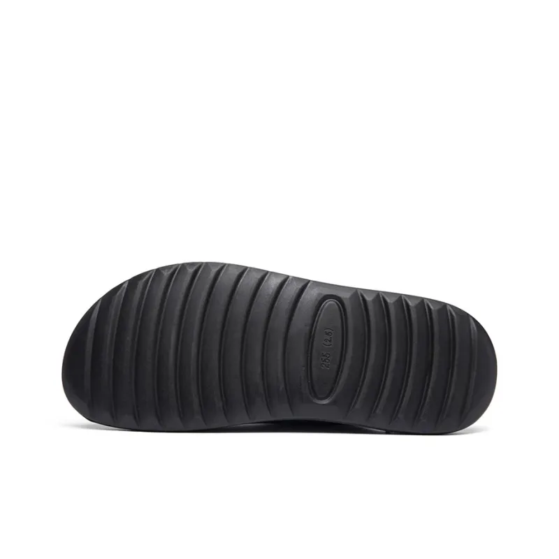 NAVIGARE PU Polyurethane Leather Patchwork Slip-Resistant Abrasion-Resistant Quick-Drying Slide Slippers Men's-4