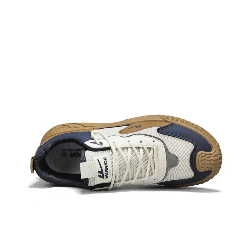 WARRIOR Casual Shoes Men Low Top Beige Khaki Dark Blue/White Dark Blue Dark Gray/Green/Black Khaki Orange-3