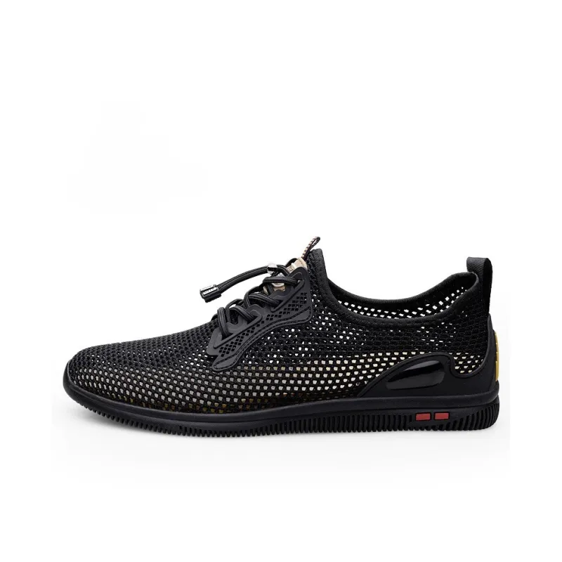 AUSFAMDS Anti-Slip Wear-Resistant Breathable Quick Dry Low-Top Casual Shoes Men's-2