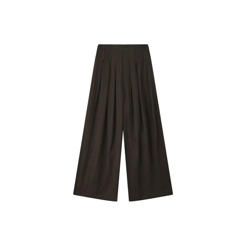 THE SEA LIFE Casual Pants Women's Coffee Brown-1