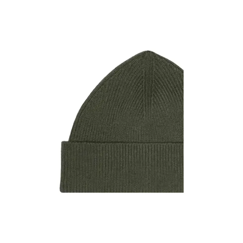 THEORY Cashmere Polyamide Elastane Beanies Men's Army Green-2