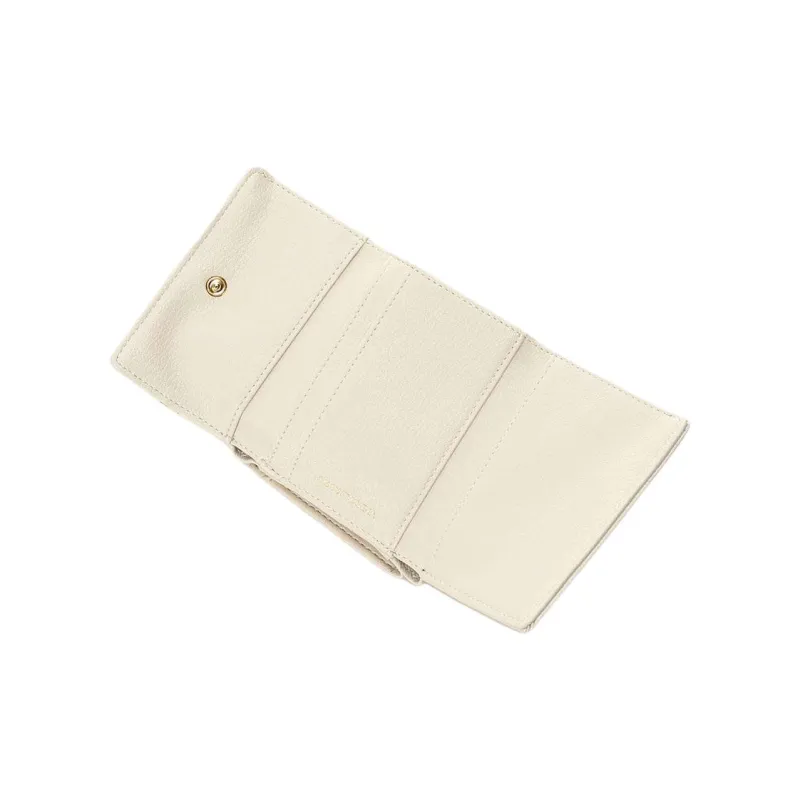 SAMANTHA THAVASA Synthetic Leather Wallet Women's Ecru-4