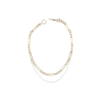 JUSTINE CLENQUET Brass, 24K Gold Plated, Crystal Necklaces Women's Gold