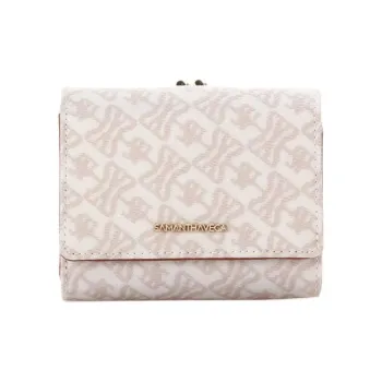SAMANTHA THAVASA PVC And Synthetic Leather Wallet Women's Brown