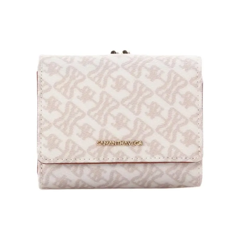 SAMANTHA THAVASA PVC And Synthetic Leather Wallet Women's Brown-0