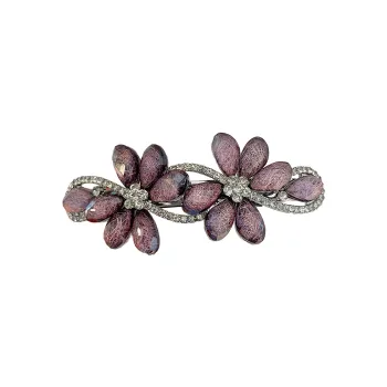 Jiuyi Alloy Fade Resistant Hair Clips Women's Gunmetal Black