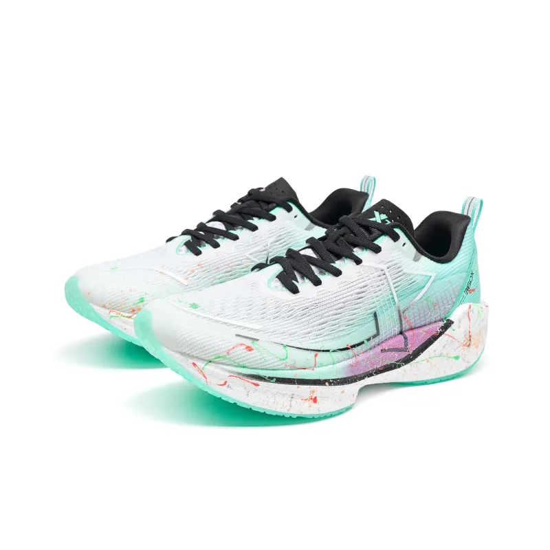 XTEP 360X Series Wear-Resistant Low-Top Running Shoes Women's Night Flow Light-3