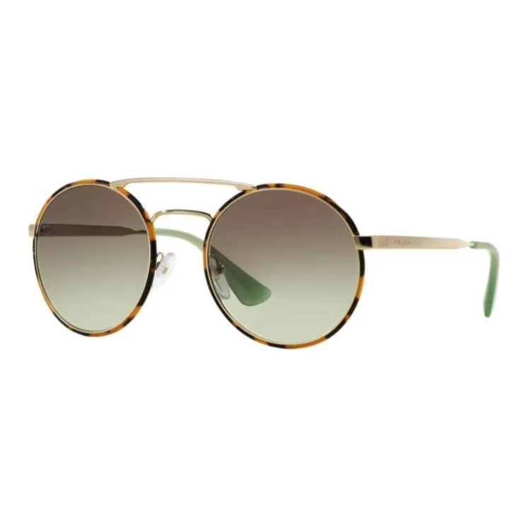 PRADA Round Sunglasses Women's Brown-0