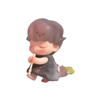 POP MART Dimoo Version With Closed Eyes Hang Tag Box 7.5cm
