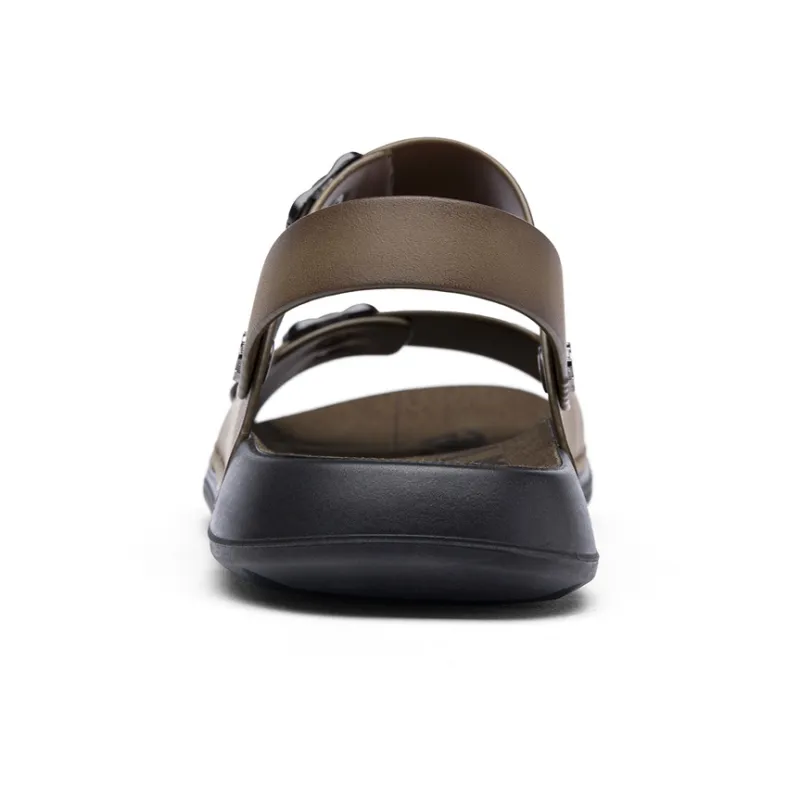 NAVIGARE Beach Sandals Men Black/Khaki-2