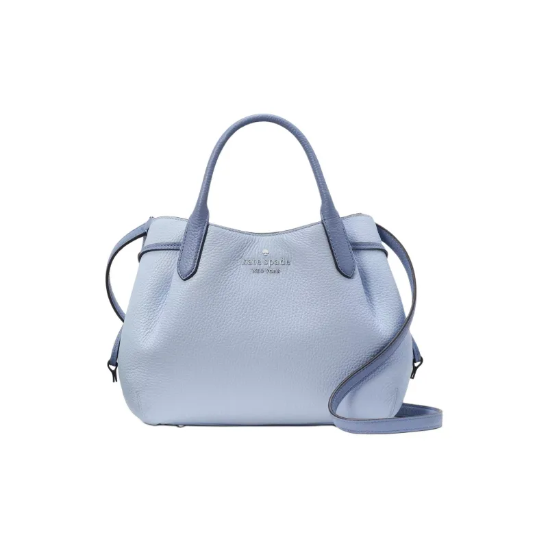 Kate Spade Litchi Grain Leather Dumpling Bag Handbag Shoulder Bag Crossbody Bag Small Size Women's Blue-0