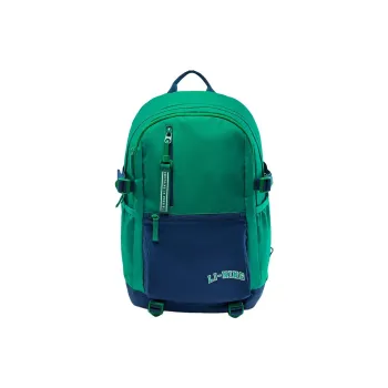LiNing Polyester Backpack Unisex Zinc Green & Dark Prussian Blue