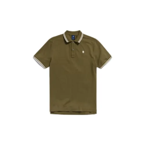 G-STAR RAW Polo Shirts Men Dark Olive