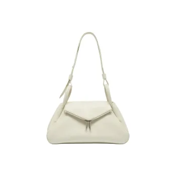 AMINA MUADDI Lambskin Handbag, Shoulder Bag Women's Almond