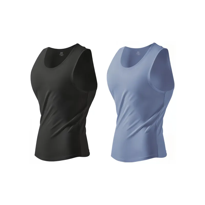 H YXIANG Tank Top For Summer Men's 2 Pack-14