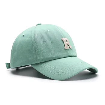 Lanza Casual Soft Top P Letter Baseball Caps Unisex
