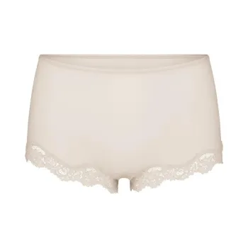 SKIMS FITS EVERYBODY LACE BOY SHORT Underpants Women's 1 Pack STONE/Stone Color