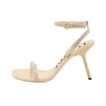 LOEWE Petal One Strap Sandals 9cm Women's Beige