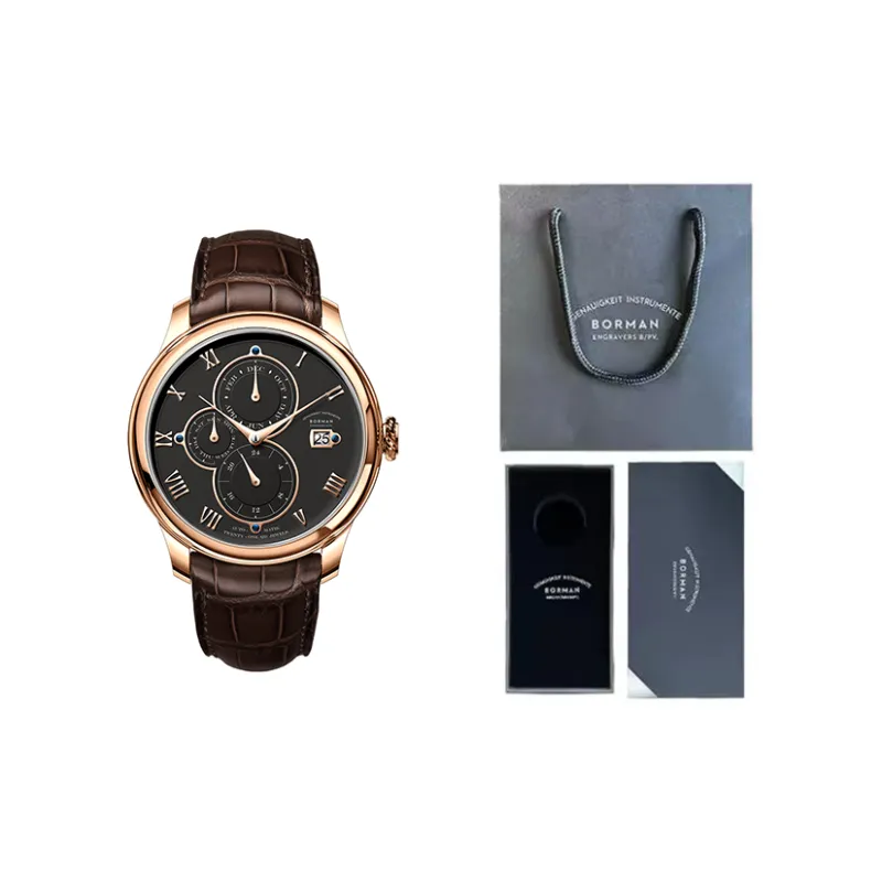 BORMAN Automatic Mechanical Movement Watch Men's Watches Gray Dial-13