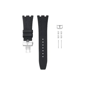 VAGENARI Rubber Strap Compatible With Apple Royal Oak 38mm 26315 Steel Band Watch Model Watch Band Unisex