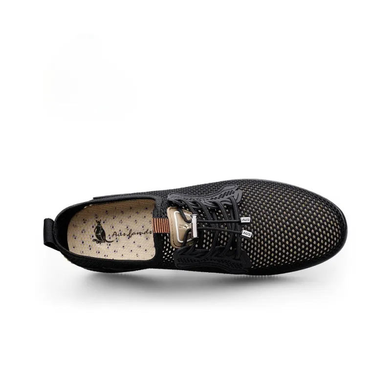 AUSFAMDS Anti-Slip Wear-Resistant Breathable Quick Dry Low-Top Casual Shoes Men's-3