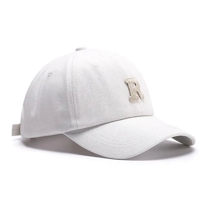 Lanza Casual Soft Top P Letter Baseball Caps Unisex-0