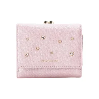 SAMANTHA THAVASA Synthetic Leather Wallet Women's Lavender