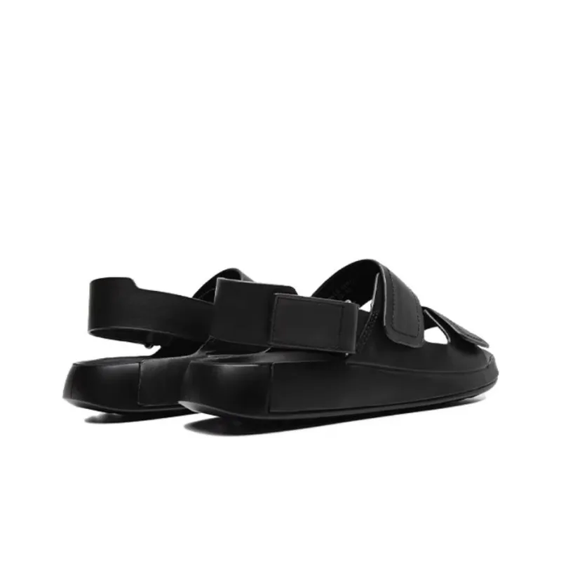 S. T.DUPONT One Strap Sandals Men's Black-3
