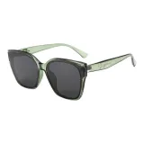 Transparent Bamboo Green Frame with Gray Lens C6