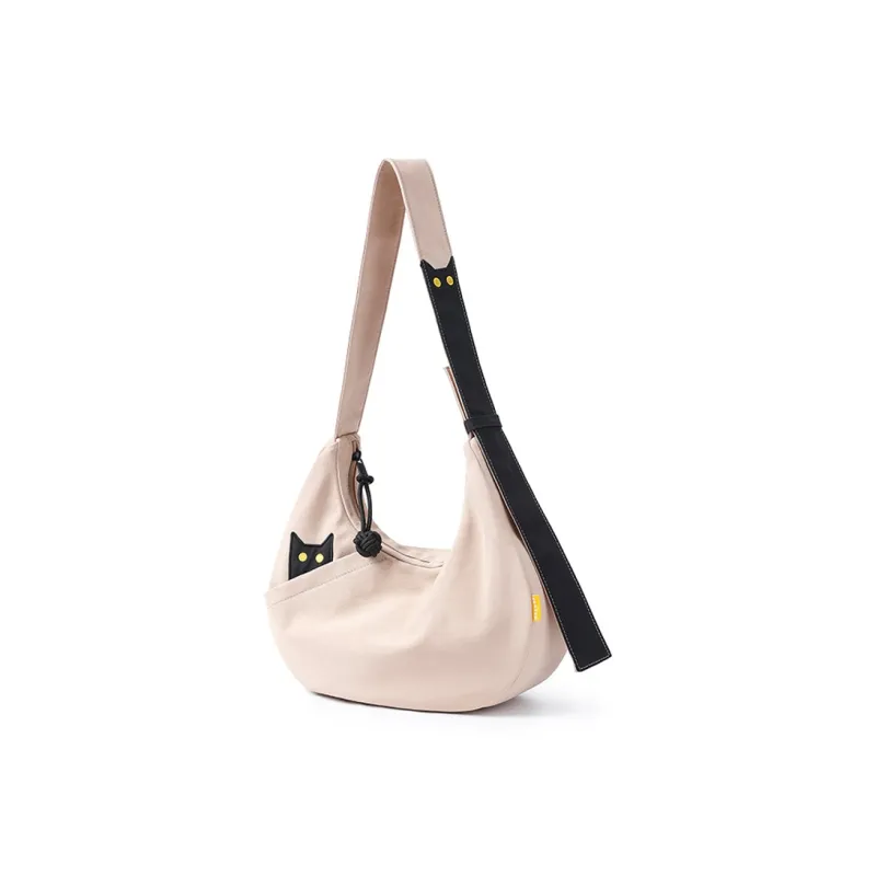NOXXON Nylon Fabric Shoulder Bag, Crossbody Bag Regular Women's Khaki/Haze Blue/Obsidian Black-1
