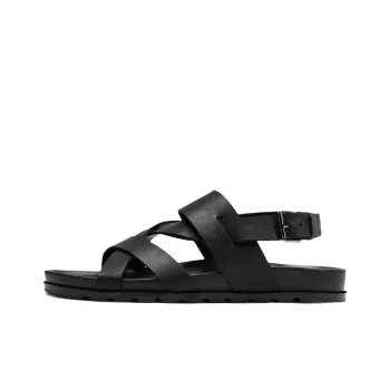 Voguhomme Roman Sandals Flat Men's Black