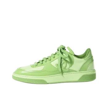 CHANEL Trainers Skateboard Shoes Men's Green