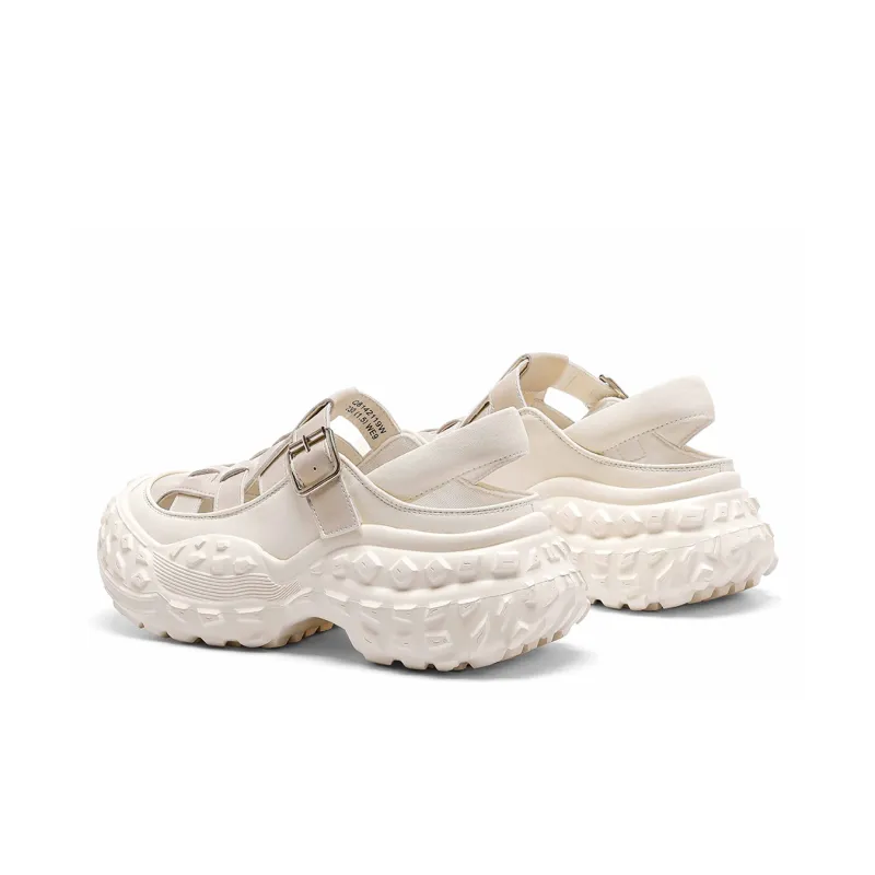 C°BANNER Low Top Chunky Sneakers Women's Champagne-3