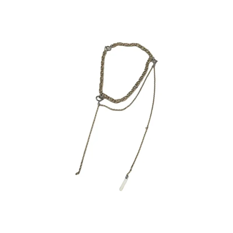 JUSTINE CLENQUET Brass, 24K Gold Plated Necklaces Women's Gold-0