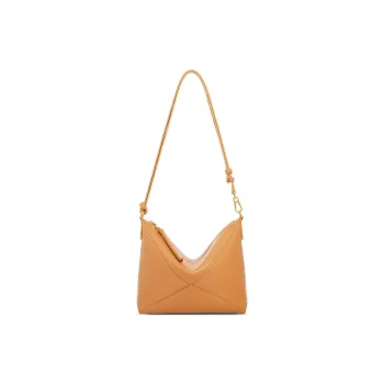 LOEWE Cow Leather Crossbody Handheld Shoulder Bags Women's Brown