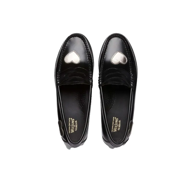 G.H. Bass & Co. Weejuns Penny Love Loafers Women's Black-3