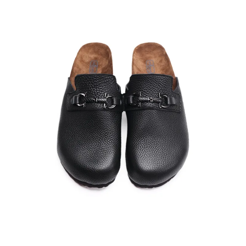 Voguhomme x Voguhomme Rubber Sole Stitching Slip Resistant Wrap toe Slippers Men's-4