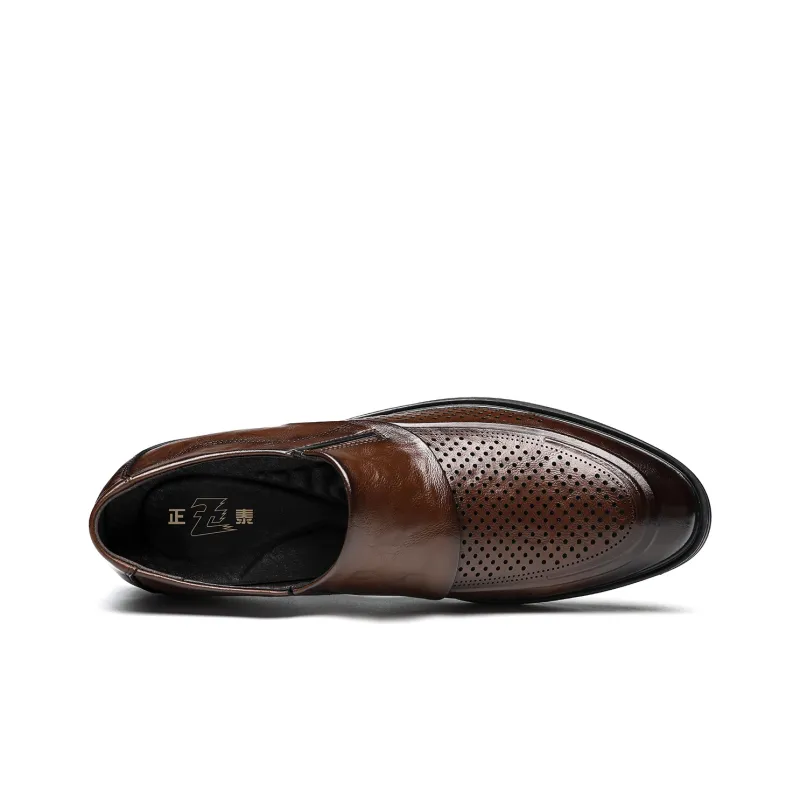CHINT Dress Shoes Men Low Top Black-13