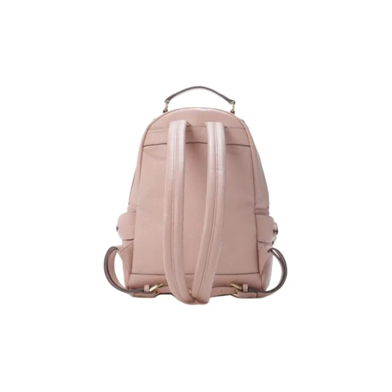 SAMANTHA THAVASA Synthetic Leather Backpack Medium Size Women's Pink Beige-2