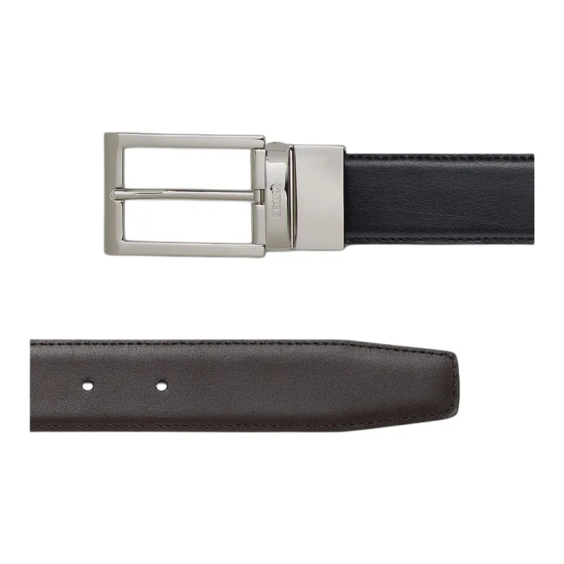 Ermenegildo Zegna Logo Detailed Buckle Belt-1