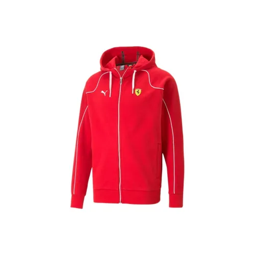 PUMA Scuderia Ferrari Jackets Men Ferrari Red