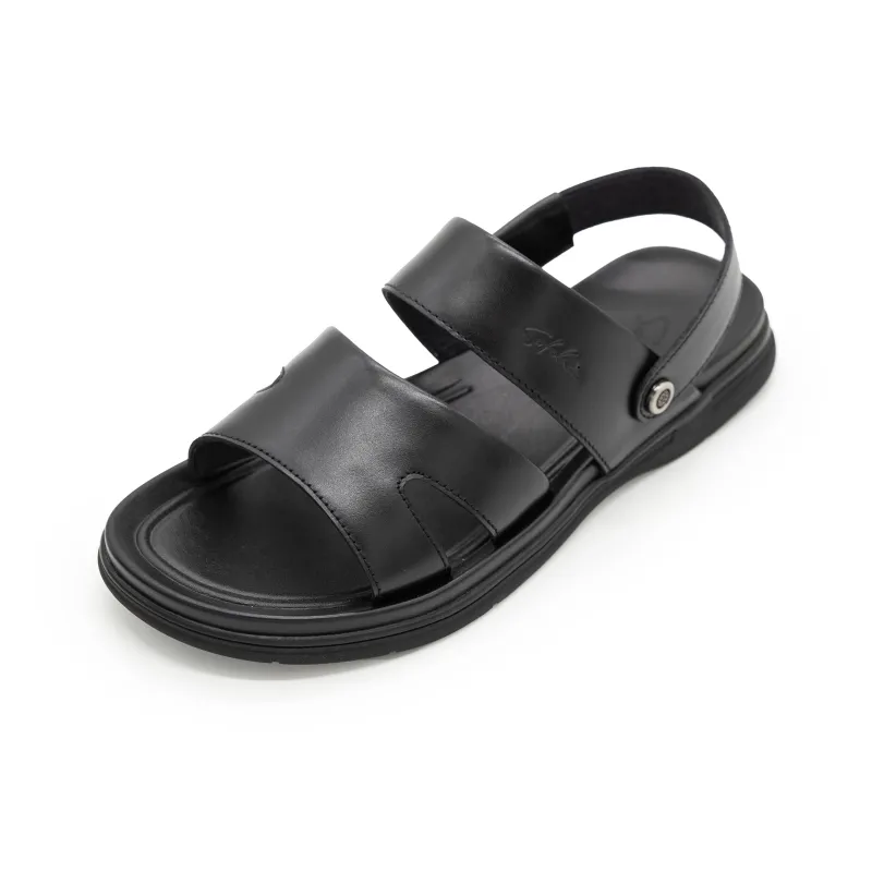 Satchi Slip Resistant Slide Slippers Men's Black-1
