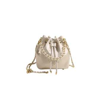 Versman Fabric Portable Crossbody Bag, Shoulder Bag Regular Women's White/Ecru/Sky Blue/Pink Large Flower/Pink Pavilion
