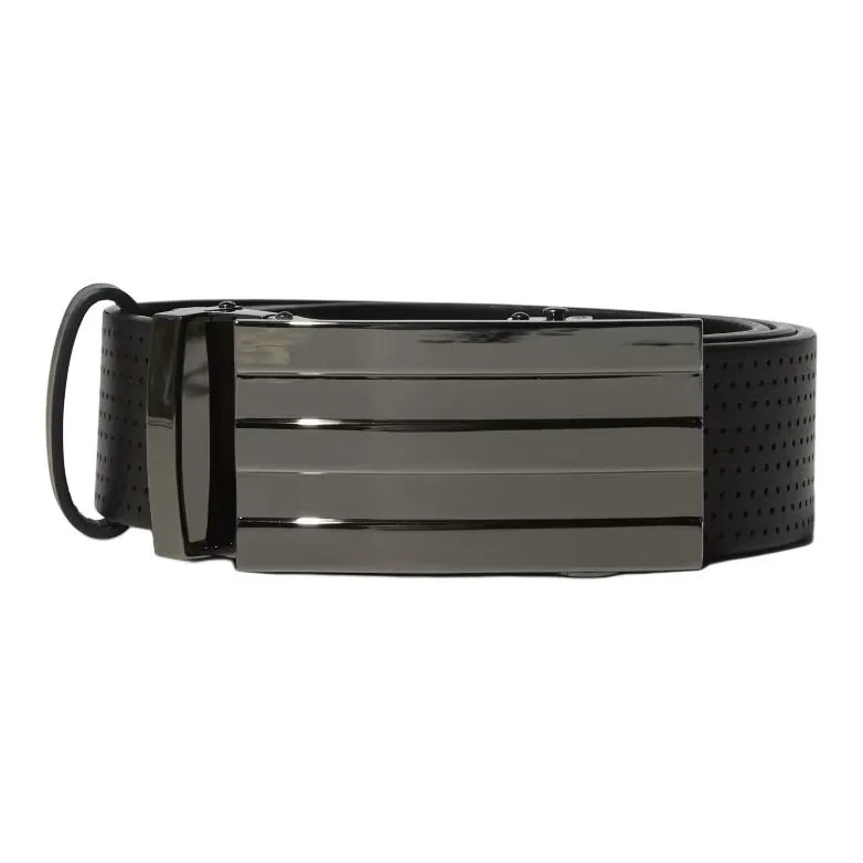 Adidas Leather Belts Men's Black 3.75cm-1