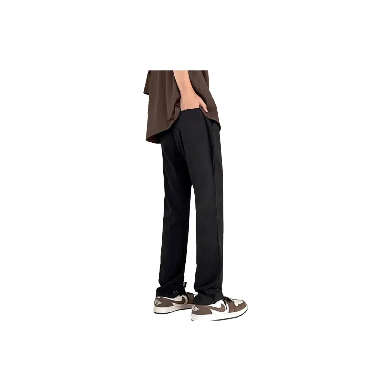 AMANDA BY Casual Pants Summer Men's Black-1