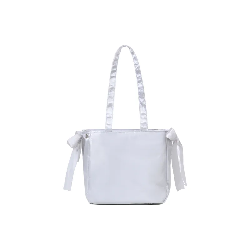 OTA Fabric Shoulder Bag Regular Women's Silver-2