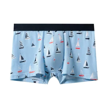 Shuya Underpants Men's 1 Pack Light Blue
