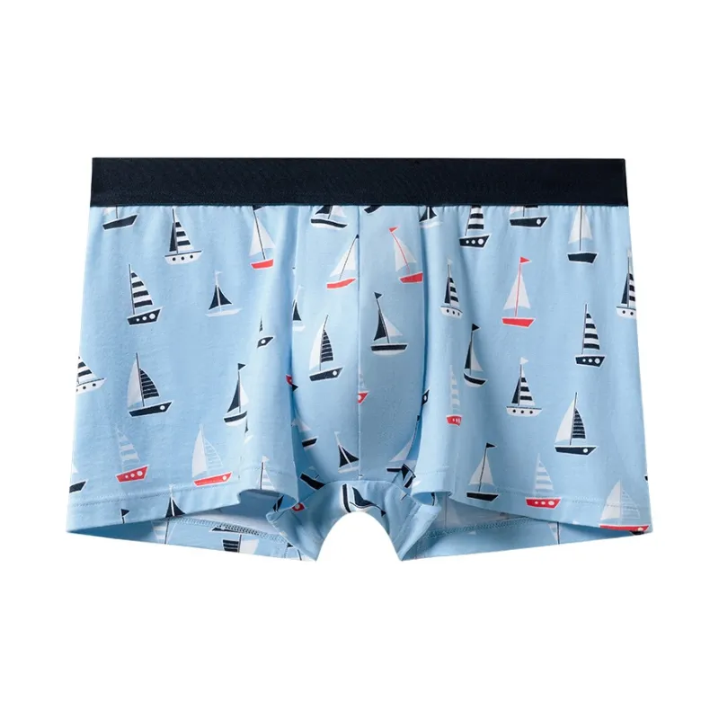 Shuya Underpants Men's 1 Pack Light Blue-0