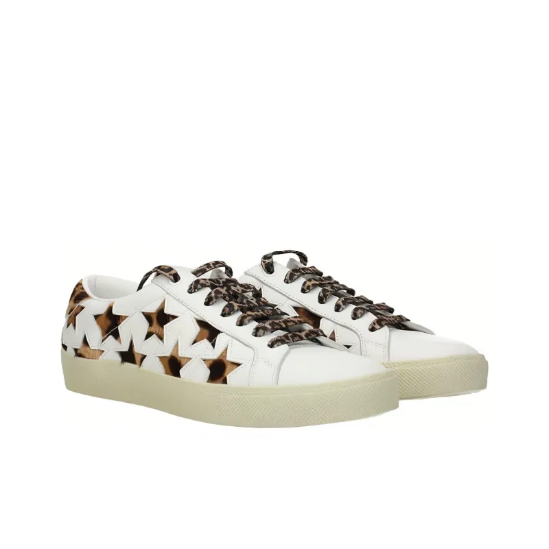 SAINT LAURENT Court Classic SL/06 Leopard California Women's-2
